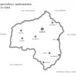 Mapa 2. Województwo sandomierskie od 1816